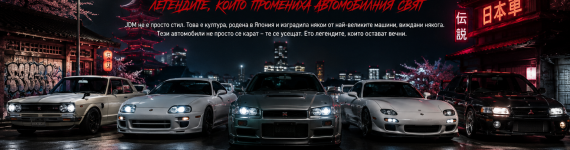 Най-емблематичните JDM автомобили в историята – легендите, които промениха автомобилния свят