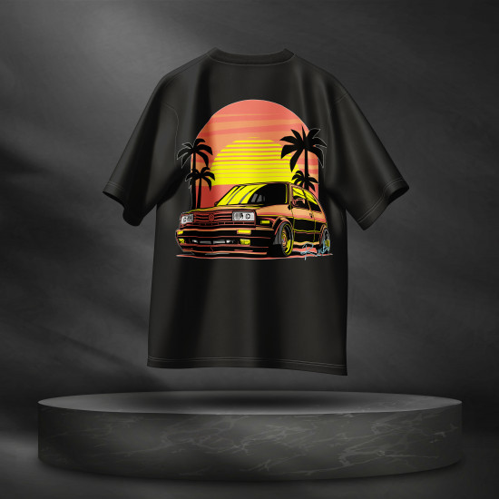 Volkswagen Golf MK3 – Retro Sunset